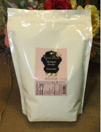 SHIPS SAME/NEXT DAY! Genie's Dream Premium Meringue Powder 5# Poly Pouch image 0