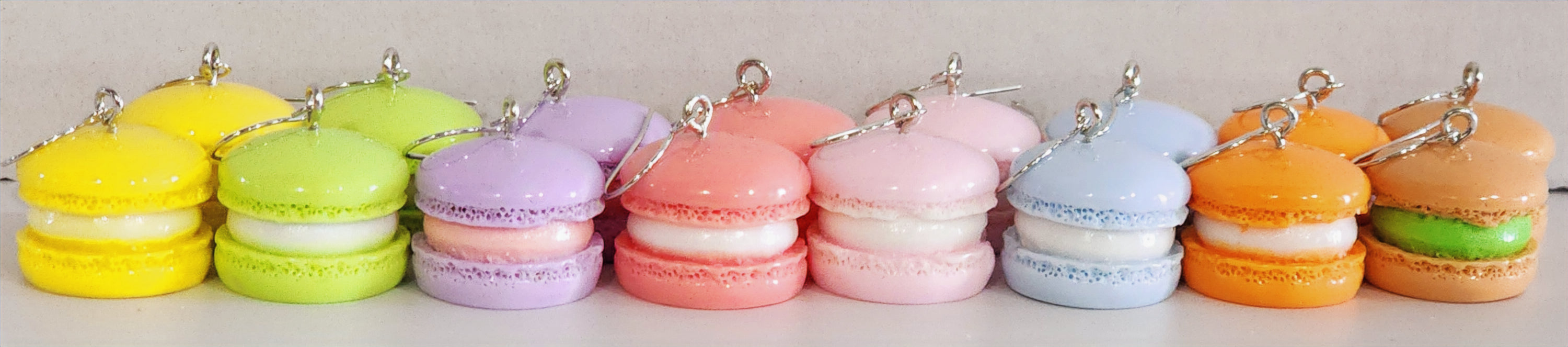 Macaron Dangle Earrings - 8 colors available image 0