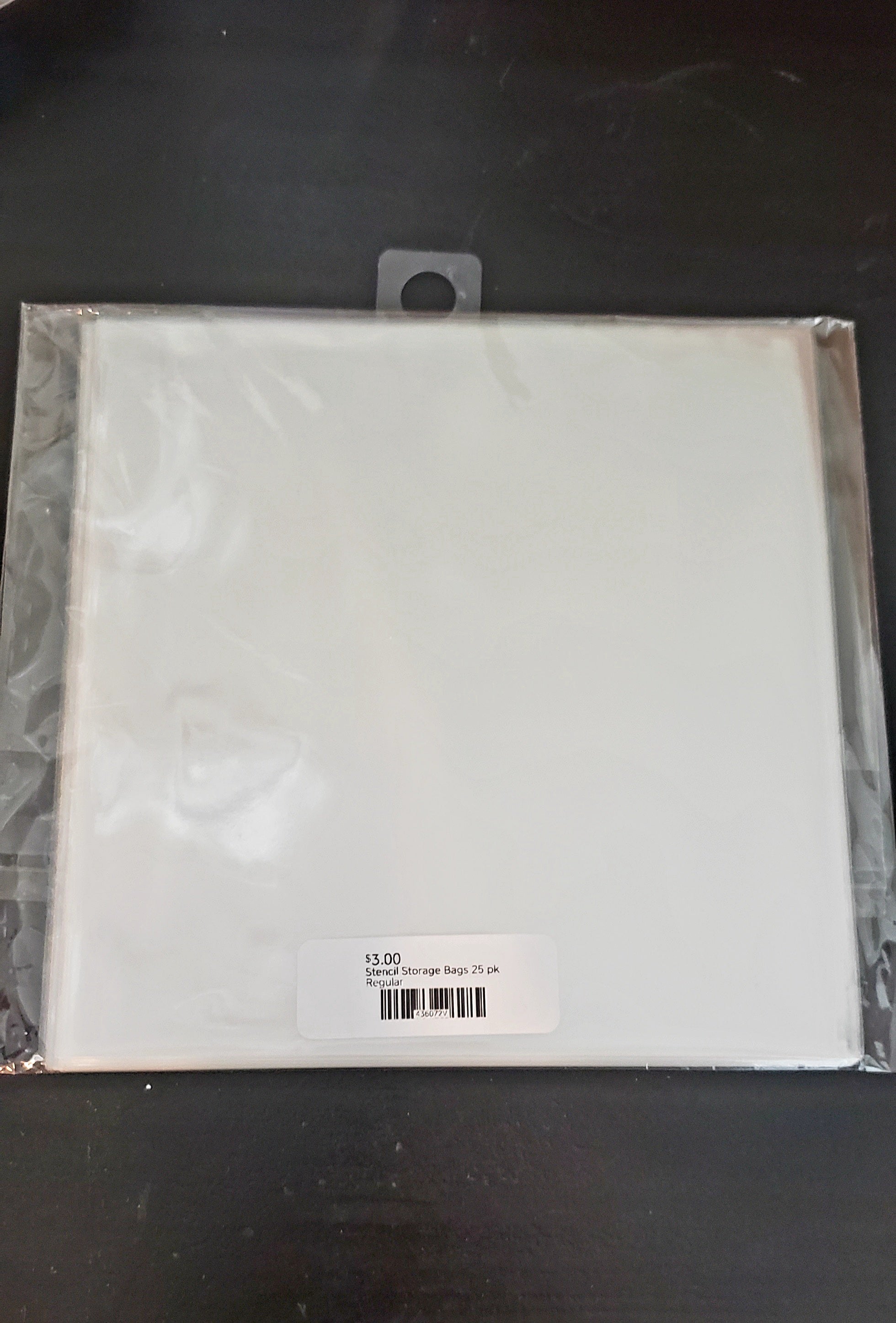 Stencil Storage Bags, 6"x6", 25 per pack image 0
