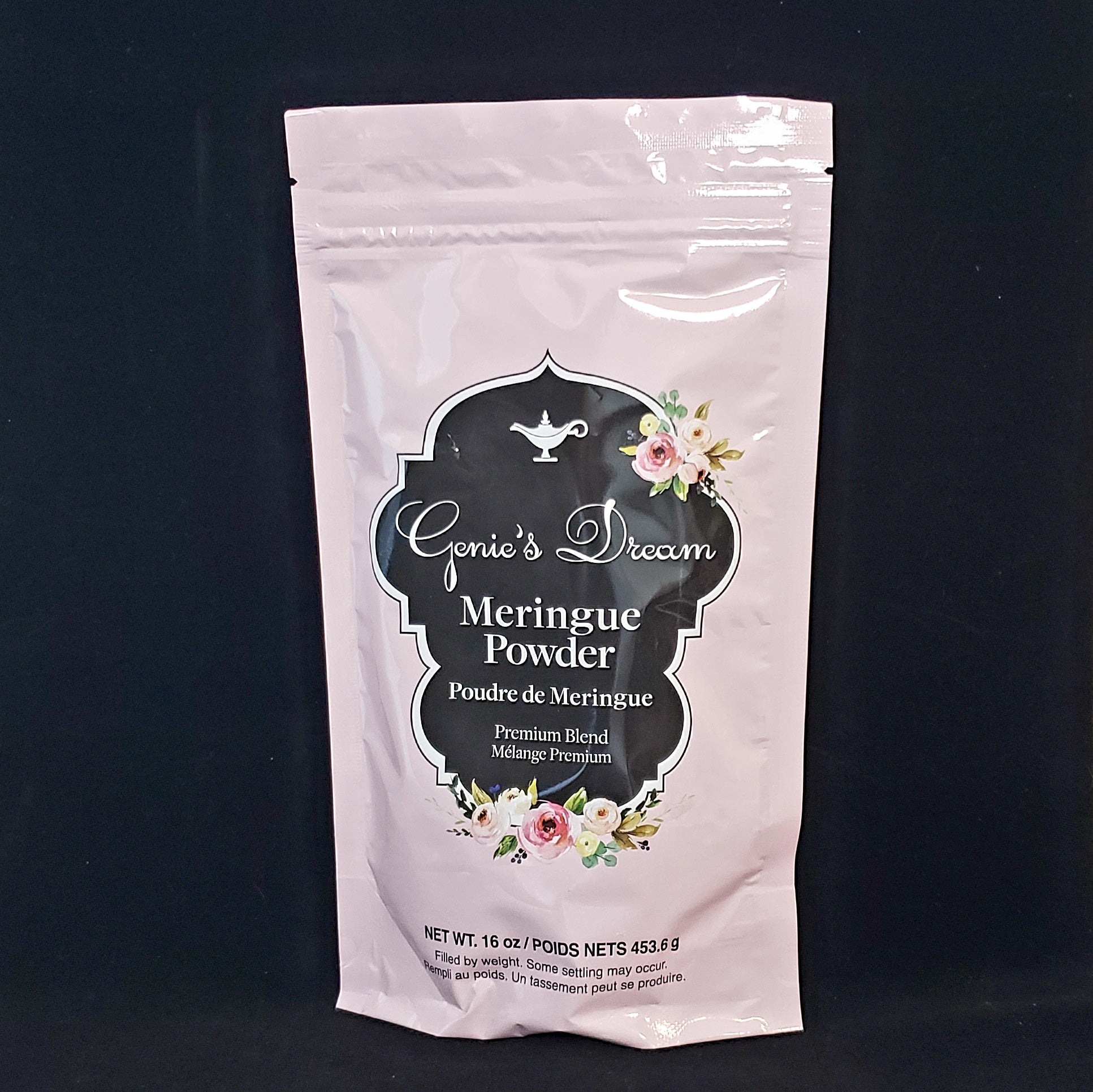 SHIPS SAME/NEXT DAY! Genie's Dream Premium Meringue Powder 1 lb resealable bag image 0
