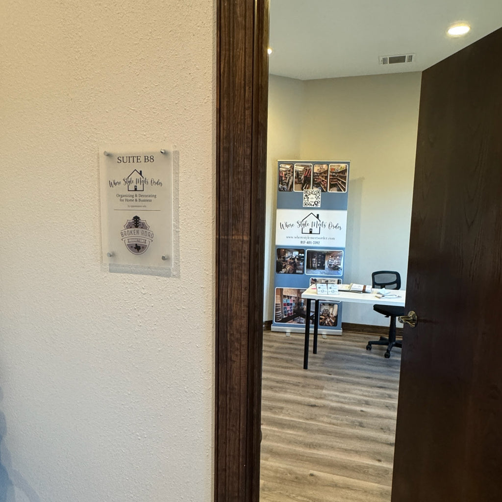 Acrylic Office Sign - Multiple sizes & colors available image 1