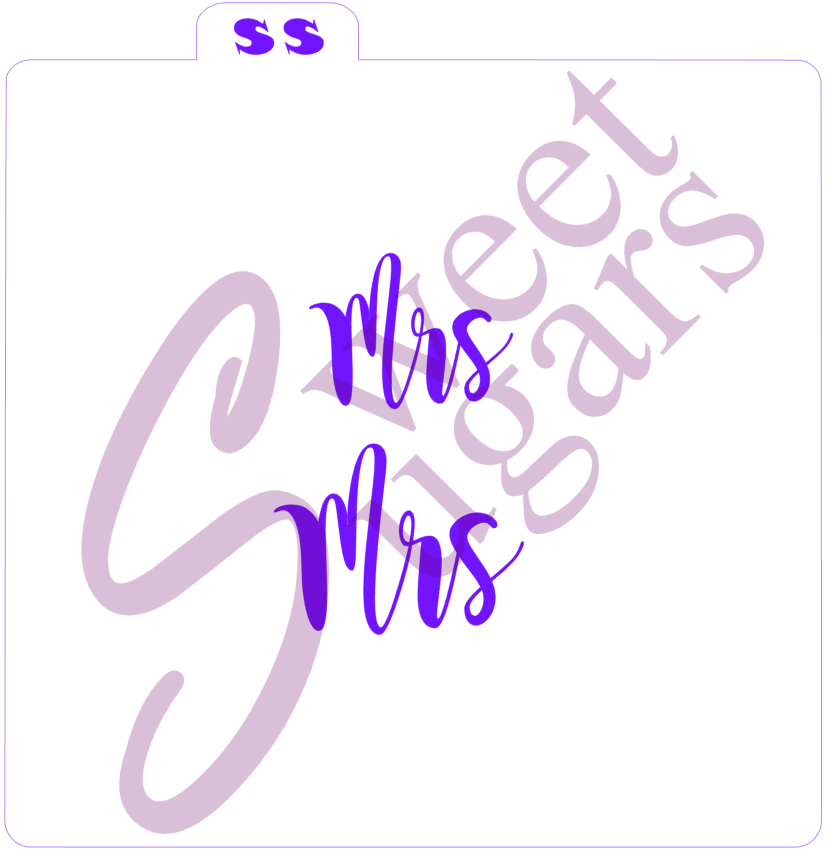 Wedding Ampersand Titles Silkscreen Stencil (3 Options) image 1
