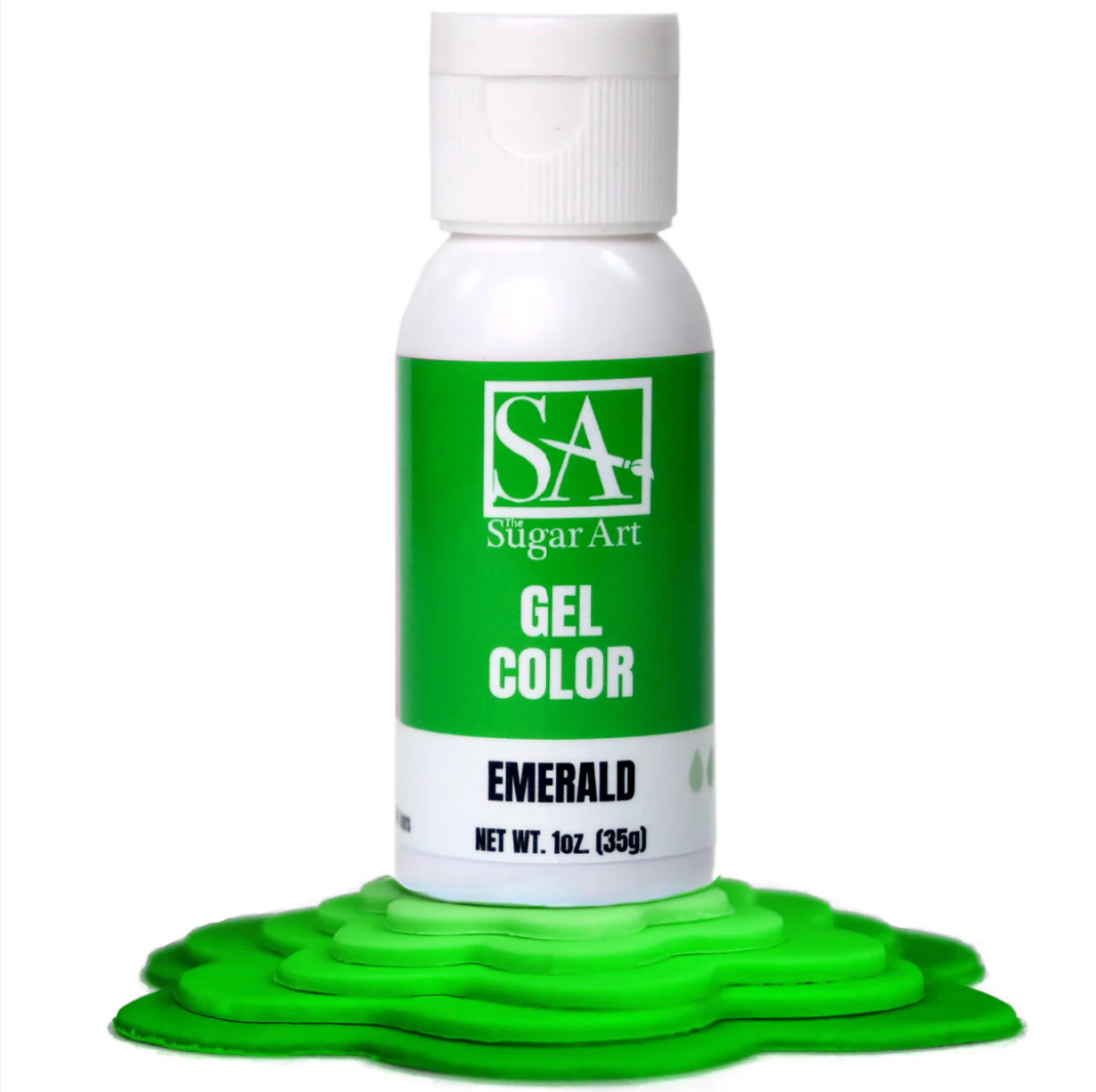 Emerald (green) Gel Food Color - Essential image 0